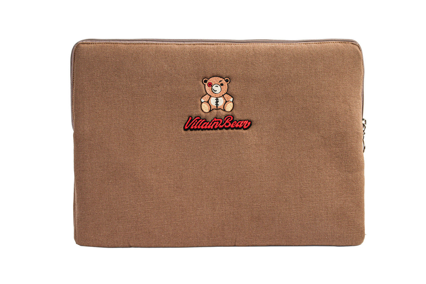 Villain Bear Camel Brown Laptop Kılıfı