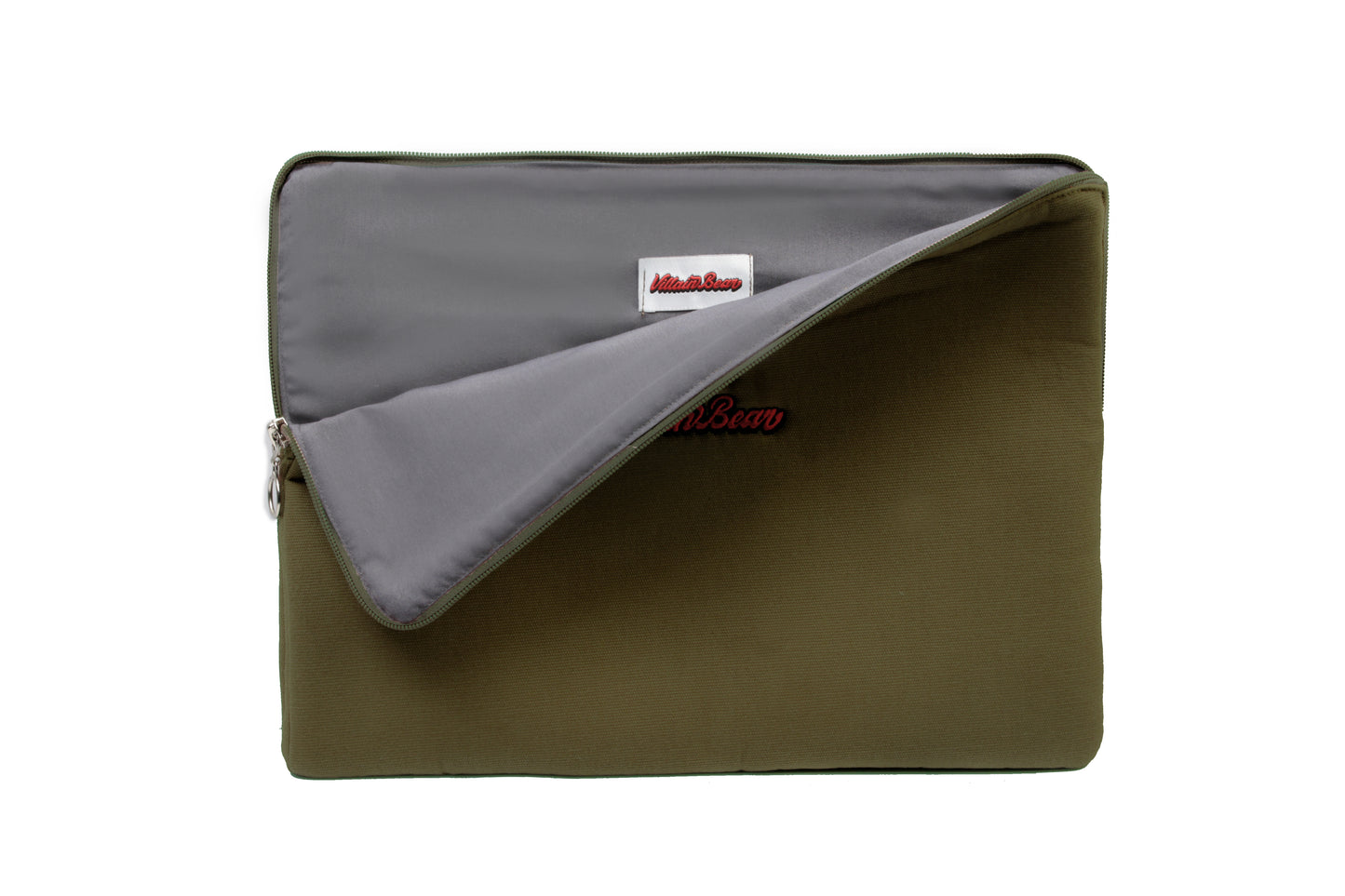 Villain Bear Olive Green Laptop Kılıfı